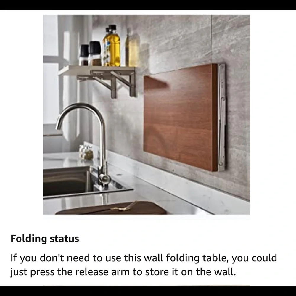 NIB DOMISL 20” Multi Function Stainless brackets - Set of 2 - Picture 6 of 9